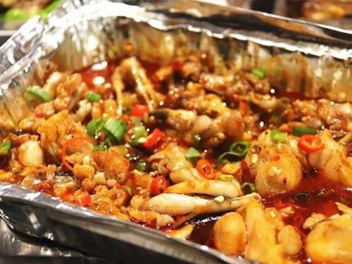 新政镇锡纸牛蛙